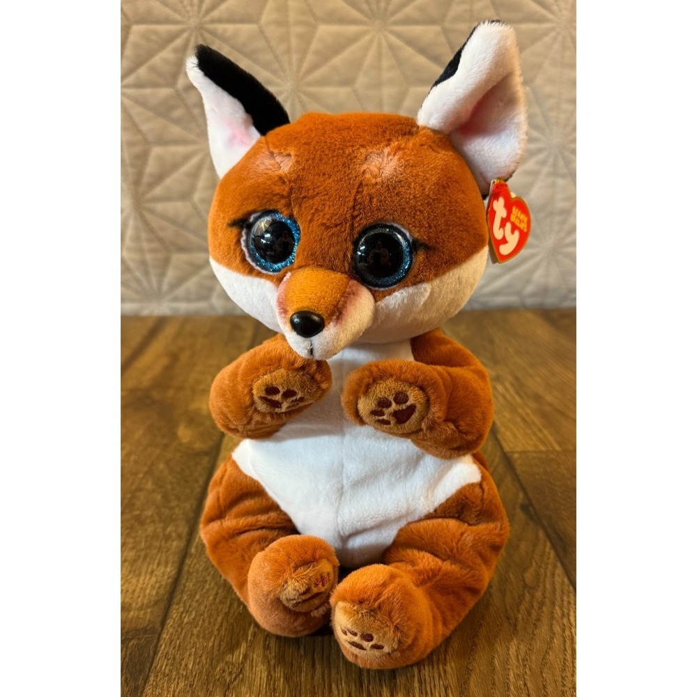 Ty Beanie Bellies Witt the Fox‎ Medium 10 Inch Stuffed Animal Plush Toy Woodland